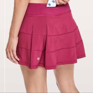 Lululemon pace rival skirt star ruby 6t tall